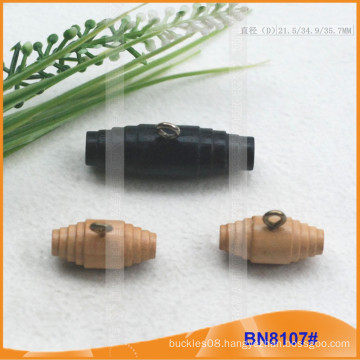 Fashion Natural Wooden Horn Toggle Button for Garments BN8107